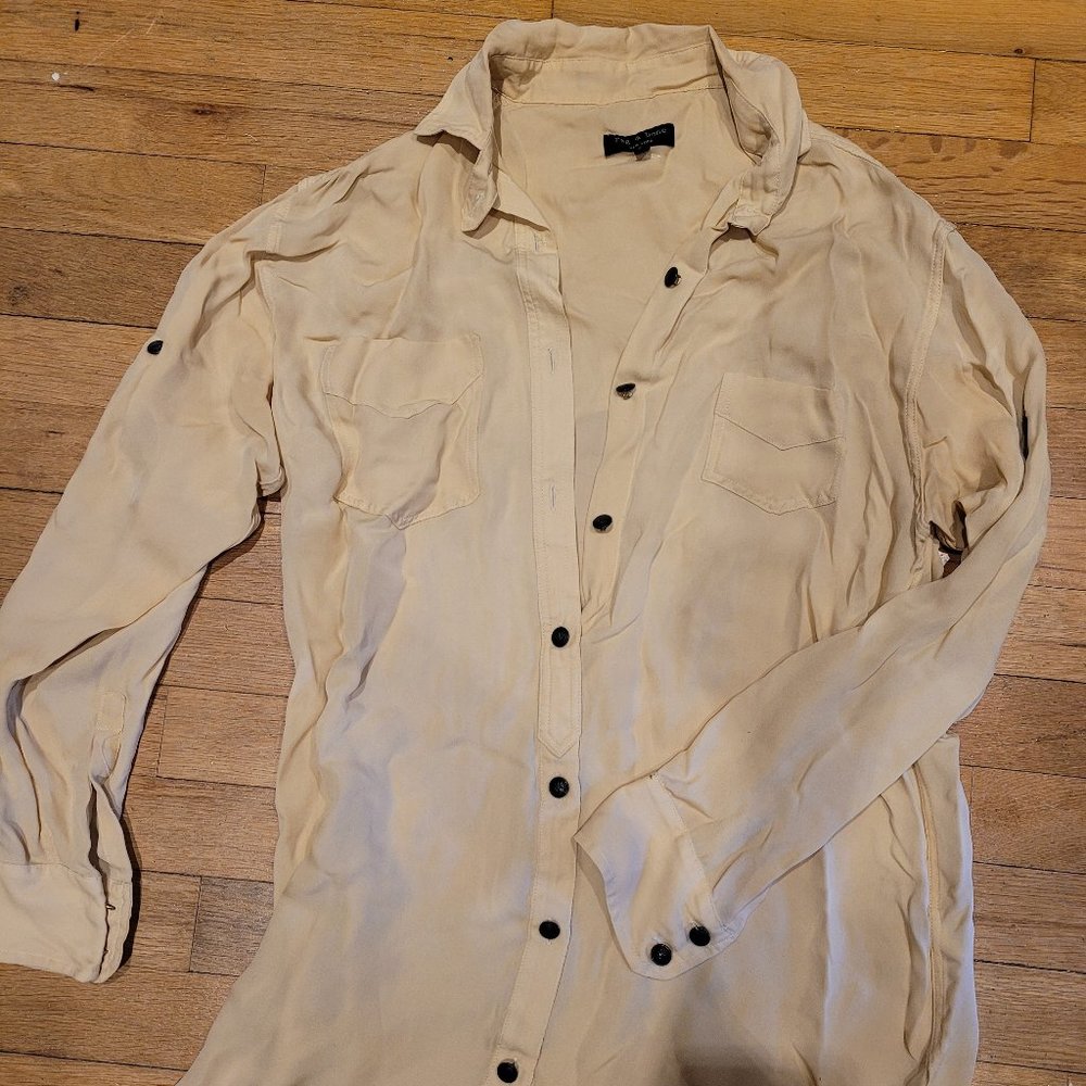Rag and Bone chiffon blouse size 0